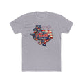 Texas Shape Patriotic T-Shirt – "She's From Texas I Can Tell" Graphic Tee