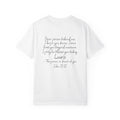 Inspirational Back-Print T-Shirt — “Dear person behind me… I pray he blesses you today”