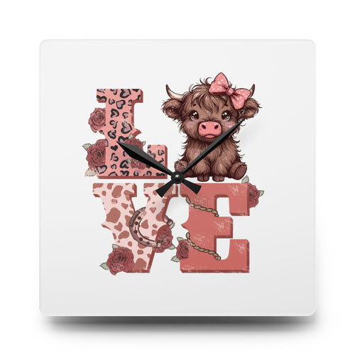 Acrylic Wall Clock