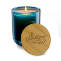 Engraved 14oz Scented Soy Candle — Bamboo Lid Aromatherapy Gift