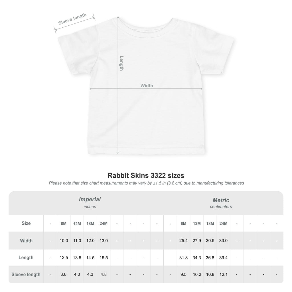 Infant Tee — "Red White & Bluey" Cute 4th of July Baby Shirt