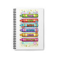 Teacher Inspiration Spiral Notebook — Teach, Love, Inspire, Motivate, Listen, Encourage